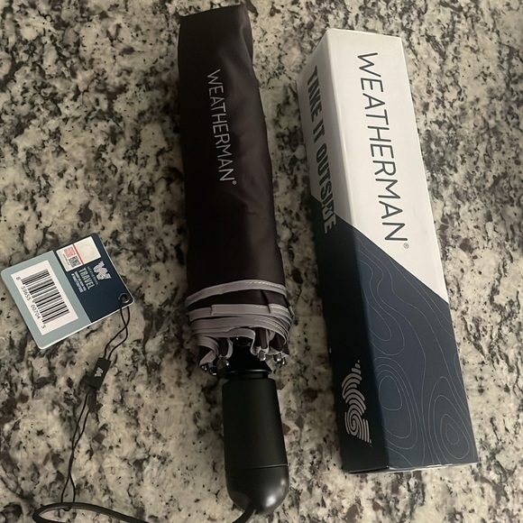 New Weatherman Michigan Collapsible Travel Umbrella - Picture 3 of 4